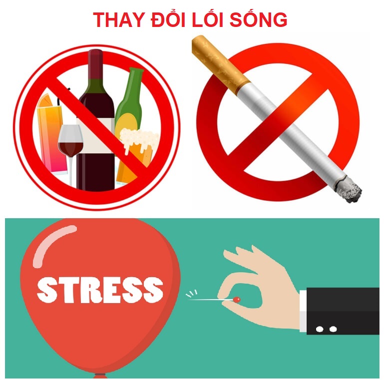 Hạn chế stress, rượu bia, thuốc lá để bảo vệ dạ dày